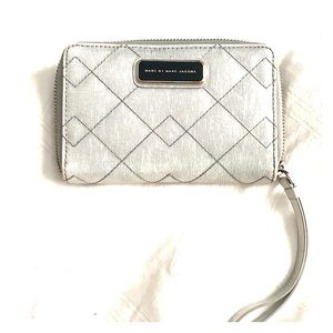 Marc by Marc Jacobs wristlet in silver